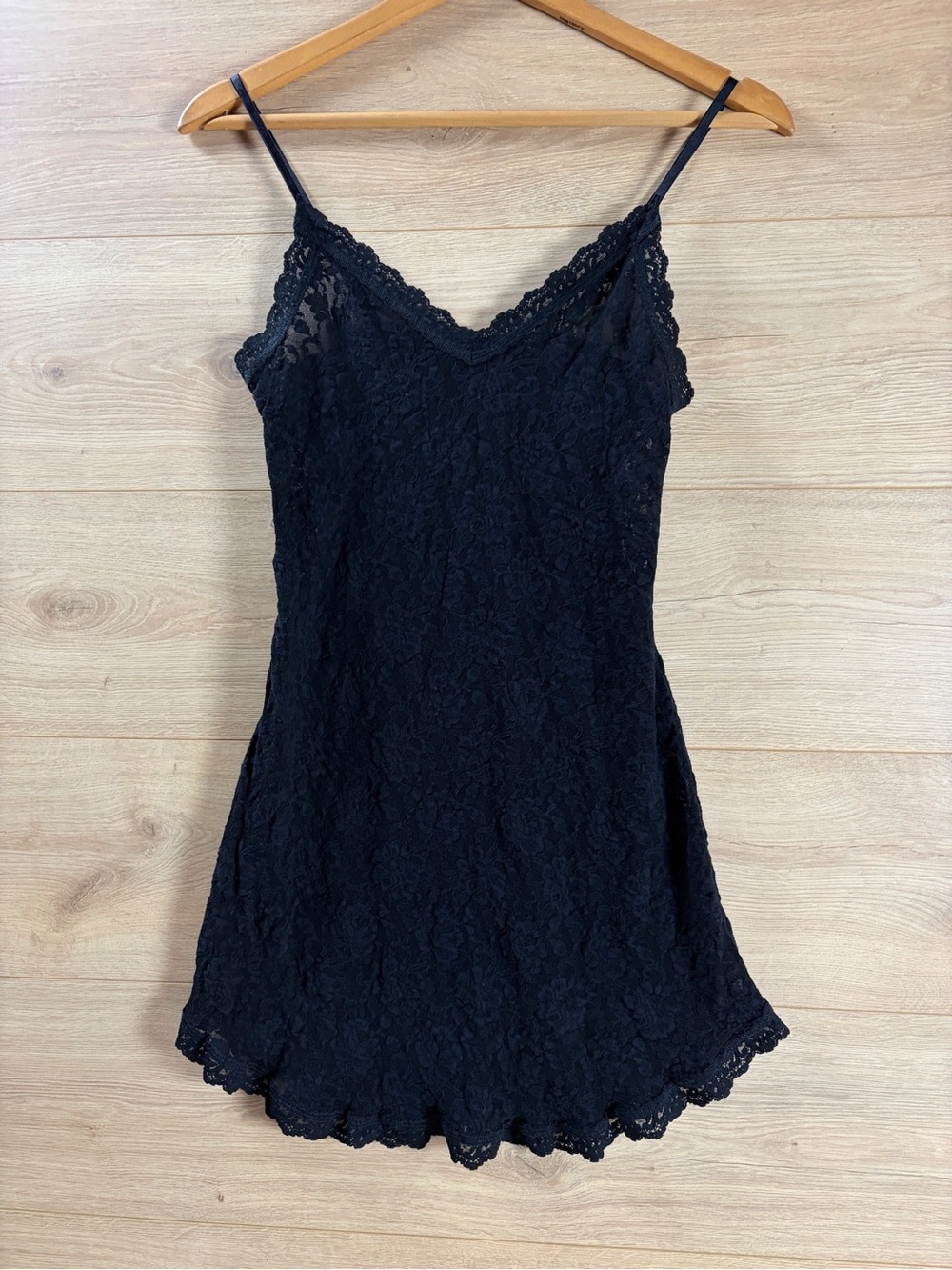Hanky Panky Black Lace Chemise